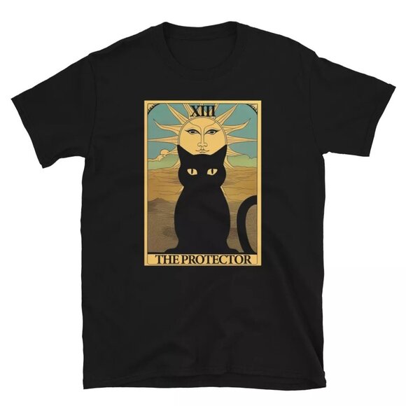 Unbranded Other - Black Cat Tarot Card The Protector T-Shirt